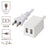 コード付USBチャージャー（ストレートプラグ/USB充電ポート×2/急速充電/コード長1m/ホワイト）_00-1658_HS-1MUSB-22_OHM（オーム電機）