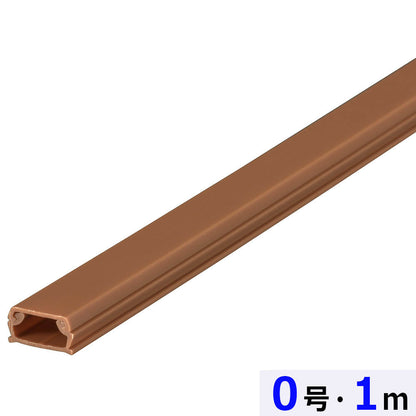 【5本セット】ABSモール（0号/1m/茶）_00-4730-5_DZ-AM01-T_OHM（オーム電機）