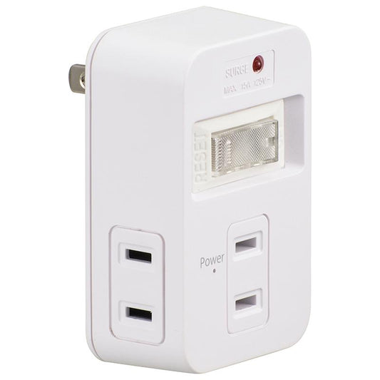 雷ガード付 発煙ガード スイッチ付タップ（3個口）_00-5183_HS-TMP3HS3-W_OHM オーム電機