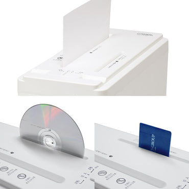静音クロスカットマルチシュレッダー（ダストボックス容量7.5リットル/ホワイト）_00-5288_SHR-C510S_OHM（オーム電機）
