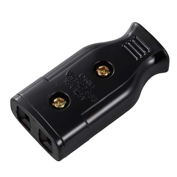 【20個セット・業務用箱入り】差込みボディ 黒_00-8180_RK-6315B-Z_OHM（オーム電機）