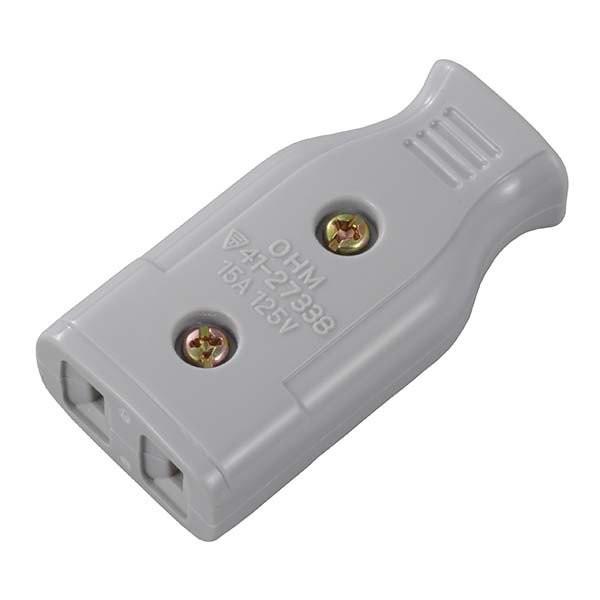 【20個セット・業務用箱入り】差込みボディ  グレー_00-8234_RK-6315G-Z_OHM（オーム電機）