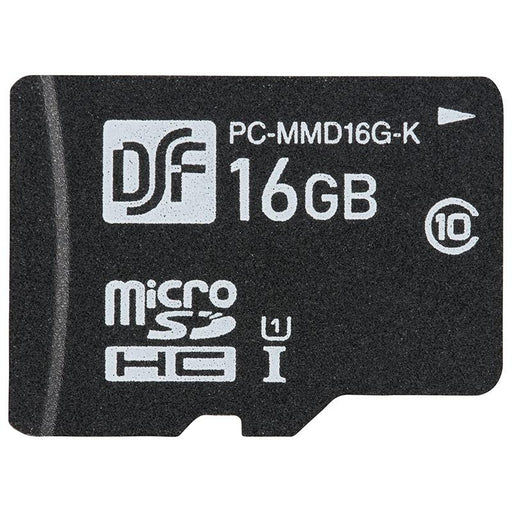 マイクロSDHCメモリーカード（16GB/防水性能IPX7防浸形/CLASS10/ブラック）_01-3057_PC-MMD16G-K_OHM（オーム電機）