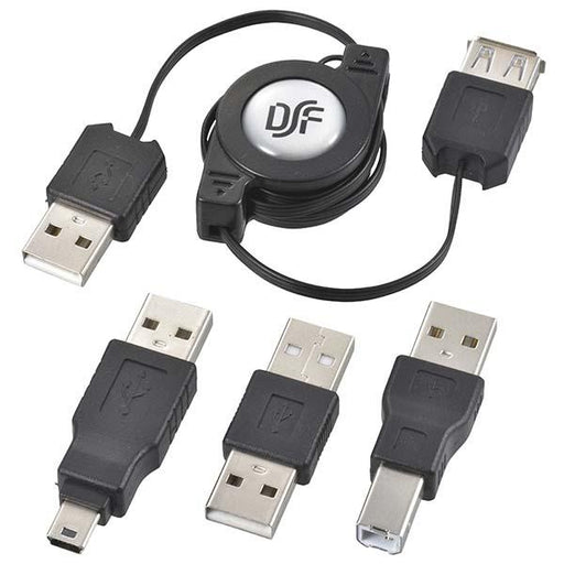 USBケーブル 変換コネクターセット_01-3357_PC-NUST-K_OHM オーム電機