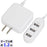 ハブ型ACアダプター（USB Type-A×3/1.2m/ホワイト）_01-3794_MAV-AUHB34A-W_OHM（オーム電機）