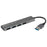 【USB Type-Aコネクタ接続】USB3.2Gen1×4ポートハブ（アルミボディ）_01-3975_PC-SH4P307-H_OHM（オーム電機）