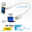 USB2.0ケーブル（Type-A－マイクロB/通信・充電両用/最大2A/ケーブル長18cm/ホワイト）_01-7239_SMT-LB18CM-W_OHM（オーム電機）