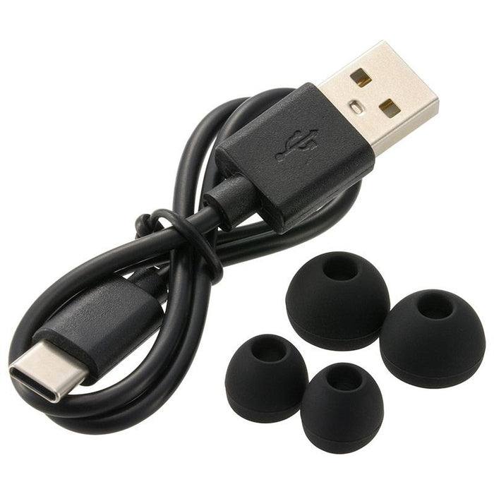 Bluetooth 完全ワイヤレスホン（USB給電/ブラック）_03-2297_HP-W800N_OHM（オーム電機）