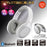 ワイヤレスヘッドホン（Bluetooth/USB充電/スピーカー口径40mm/外部音声入力端子/ホワイト）_03-5051_HP-W265Z-W_OHM（オーム電機）
