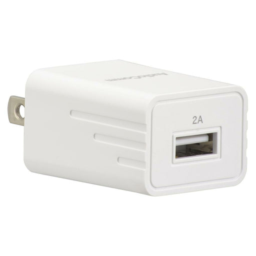 USBチャージャー（家庭用コンセント接続タイプ/2A出力/Type-Ax1/ホワイト）_03-6156_MAV-AU211N_OHM（オーム電機）
