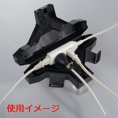 04-2297_HS-W02K_【防滴構造】コンセントボックス_OHM（オーム電機）