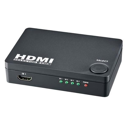 4ポート HDMIセレクター（黒）_05-0577_AV-S04S-K_OHM オーム電機