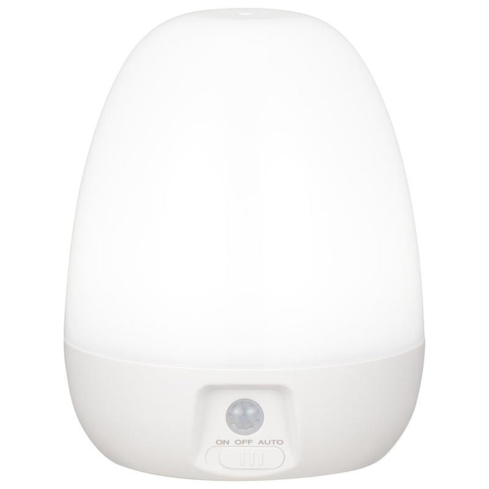 LEDナイトライト（明暗・人感センサー式/単3形×3本使用/80lm/昼白色/ホワイト）_06-0141_NIT-BLA6JE-WN_OHM（オーム電機）