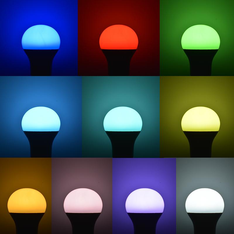 Bluetooth対応LED電球（明度、色調、色相調整/電球色870lm、昼光色920lm/カラー照明：赤色38lm、緑色88lm、青色24lm/E26/広配光）_06-0974_LDA8-G/RGB/I 1_OHM（オーム電機）