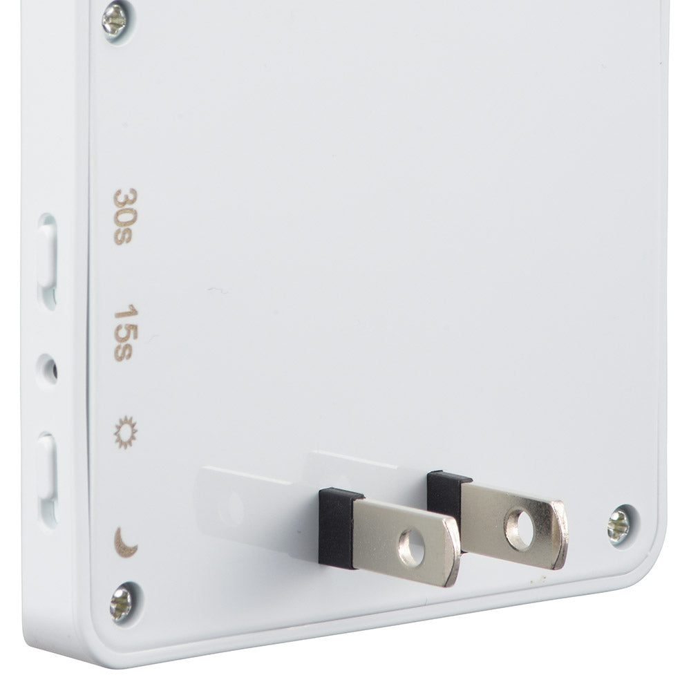 LEDナイトライト(明暗＋人感センサー/AC電源/0.8W/電球色/50 lm)_06-1721_NIT-ALA6JY-WL_OHM（オーム電機）
