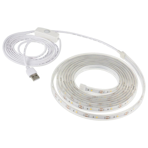 LEDテープライト（500Lm/長さ3m/点灯色白色/USBコード2m）_06-1727_NIT-ALA6TU30_OHM（オーム電機）