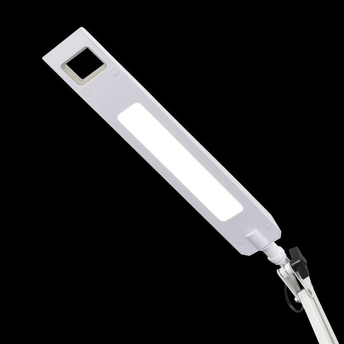 06-3723_AS-LS28B-W_クランプ式LEDアームライト（昼白色/ホワイト）_OHM オーム電機