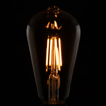 LEDフィラメントタイプ電球 レトロ球（40形相当/456 lm/3.4W/キャンドル色2400K/E26/全方向配光290°）_06-3894_LDF3L C6/GST64_OHM（オーム電機）