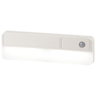 LEDナイトライト（明暗・人感センサー式/単3形×3本使用/80 lm/昼白色/ホワイト）_06-4110_NIT-BLA6JRC-W_OHM（オーム電機）