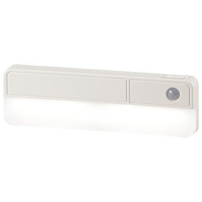 LEDナイトライト（明暗・人感センサー式/単3形×3本使用/80 lm/昼白色/ホワイト）_06-4110_NIT-BLA6JRC-W_OHM（オーム電機）