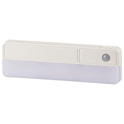 LEDナイトライト（明暗・人感センサー式/単3形×3本使用/80 lm/昼白色/ホワイト）_06-4110_NIT-BLA6JRC-W_OHM（オーム電機）