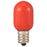 LEDナツメ球（装飾用/0.5W/2lm/赤色/T20/E12/レッド）_06-4605_LDT1R-H-E12 13_OHM オーム電機