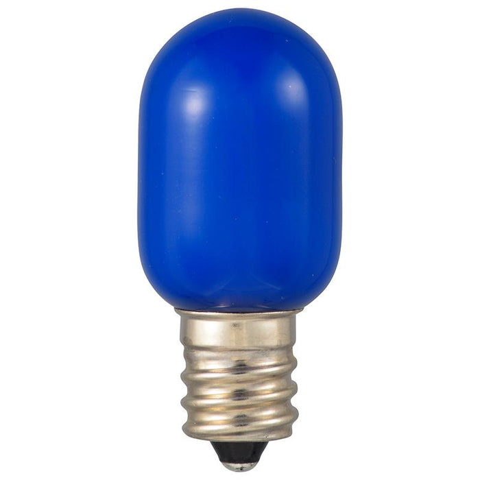 LEDナツメ球（装飾用/0.5W/1lm/青色/T20/E12/ブルー）_06-4606_LDT1B-H-E12 13_OHM オーム電機