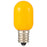 LEDナツメ球（装飾用/0.5W/10lm/黄色/T20/E12/イエロー）_06-4608_LDT1Y-H-E12 13_OHM オーム電機