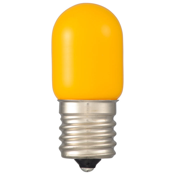 LEDナツメ球（装飾用/0.8W/30lm/黄色/T20/E17）_06-4627_LDT1Y-H-E17 13_OHM（オーム電機）