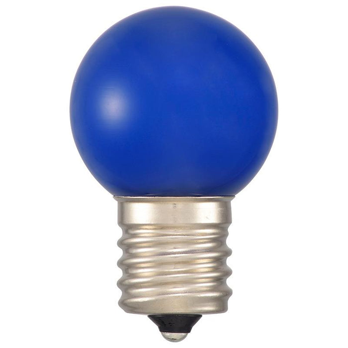 LEDミニボール球（装飾用/1.2W/3lm/青色/G30/E17）_06-4633_LDG1B-H-E17 14_OHM オーム電機
