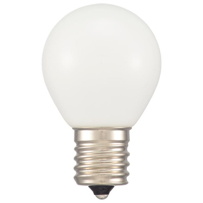 LEDサイン球（装飾用/1.2W/68lm/電球色/S35/E17）_06-4640_LDS1L-H-E17 13_OHM オーム電機