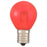 LEDサイン球（装飾用/1.2W/8lm/クリア赤色/S35/E17）_06-4645_LDS1R-H-E17 13C_OHM オーム電機