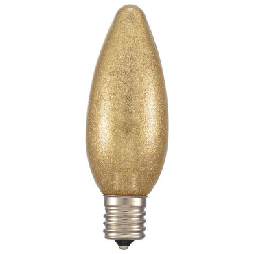 LEDシャンデリア形（装飾用/1.2W/35lm/金(電球)色/C32/E17）_06-4653_LDC1L-G-E17 13G_OHM オーム電機