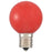LEDミニボール球（装飾用/1.2W/8lm/赤色/G40/E17）_06-4663_LDG1R-H-E17 15_OHM オーム電機