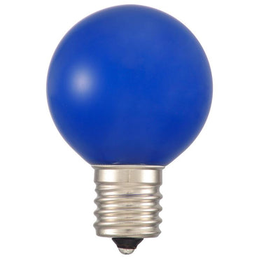LEDミニボール球（装飾用/1.2W/3lm/青色/G40/E17）_06-4664_LDG1B-H-E17 15_OHM オーム電機