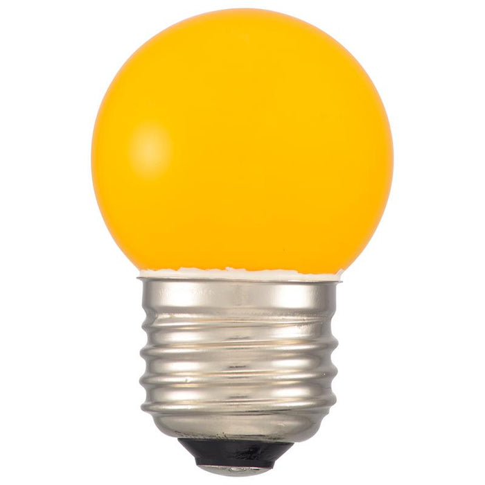 LEDミニボール球（装飾用/1.4W/50lm/黄色/G40/E26）_06-4679_LDG1Y-H 13_OHM オーム電機