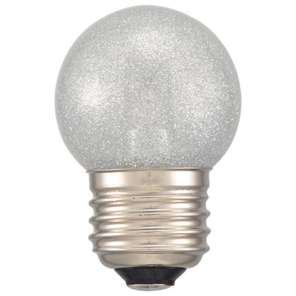 LEDミニボール球（装飾用/1.4W/55lm/銀(昼白)色/G40/E26）_06-4681_LDG1N-H 13S_OHM オーム電機