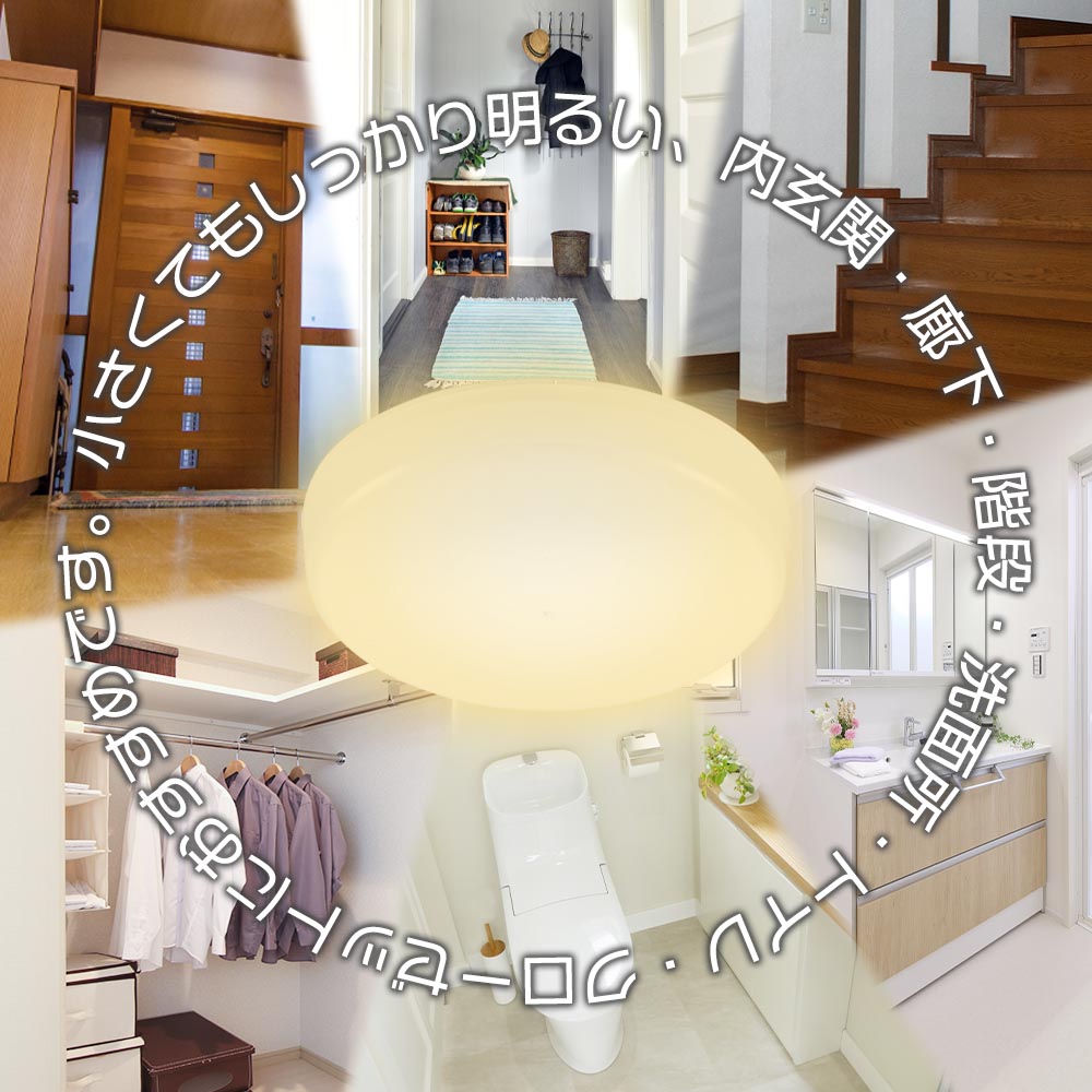 LEDミニシーリングライト （ボール球60形相当/820 lm/7.6W/電球色）_06-5060_LE-Y7B-WL_OHM（オーム電機）