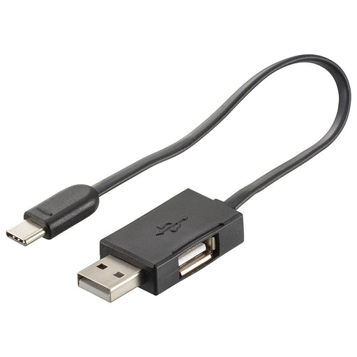 USB充電ケーブル（当社USB充電式リチウムイオン電池専用/TypeA－TypeC/15cm）_08-1311_BTJ-USB1/1-1CAB_OHM（オーム電機）