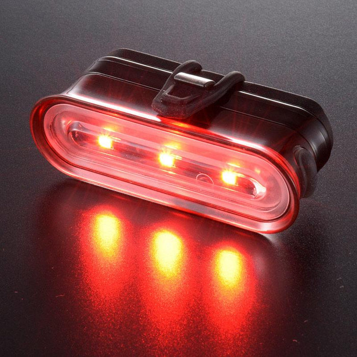 【自転車のテールライト等に】LED赤色ライト（単4形×1本付属/連続点灯5時間/防水性能IPX4）_08-1319_SL-R310_OHM（オーム電機）