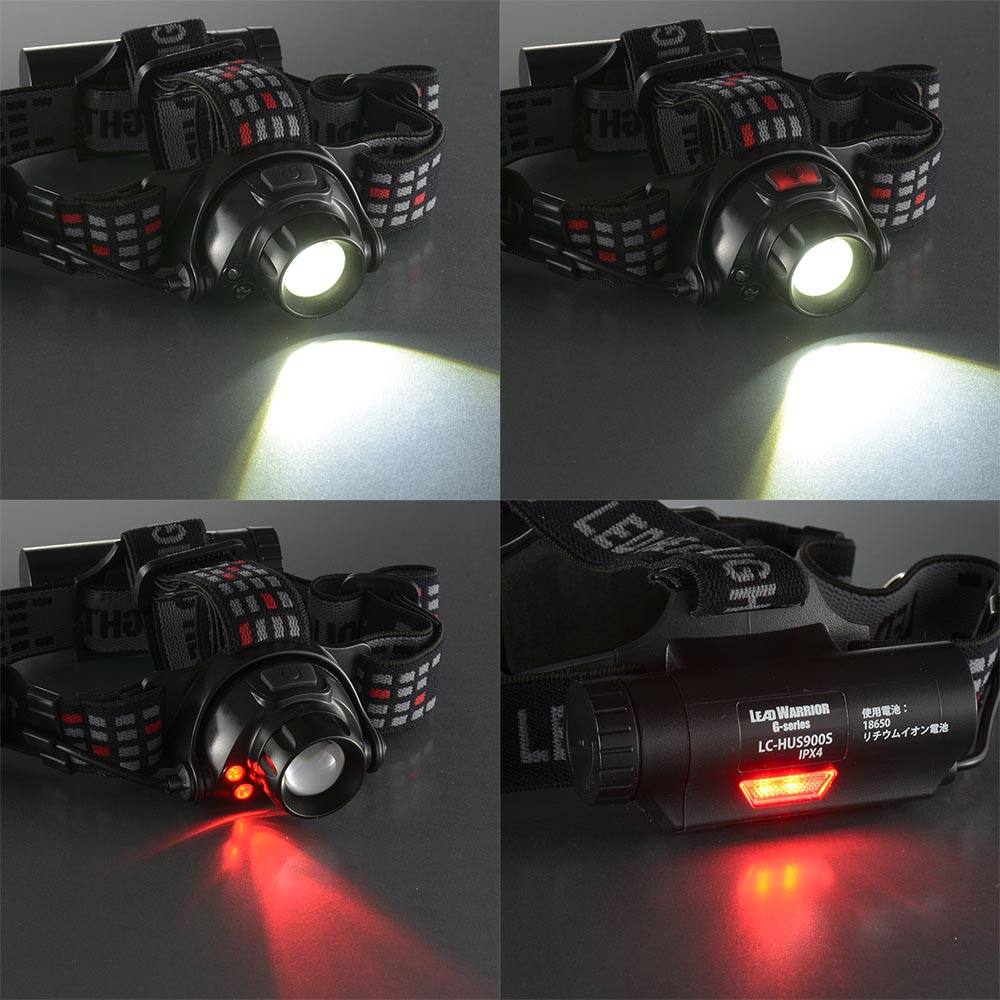 LEDヘッドライト（非接触センサースイッチ/3点式ヘッドバンド