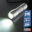 LEDアルミライト（310lm/連続使用4時間/保護等級IPX4/照射距離140m/単4形×3本使用/携帯ストラップ付/アルミボディ）_08-1375_LHA-Y143-S_OHM（オーム電機）