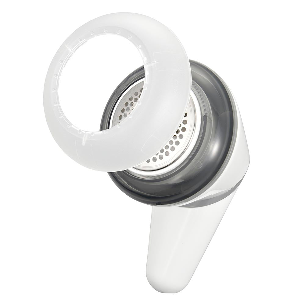 毛玉クリーナー【KEDACLE】（連続使用60分/充電時間8時間/USB充電式/質量196g/安全スイッチ付/ホワイト）_08-3314_KAJ-KE502R_OHM（オーム電機）