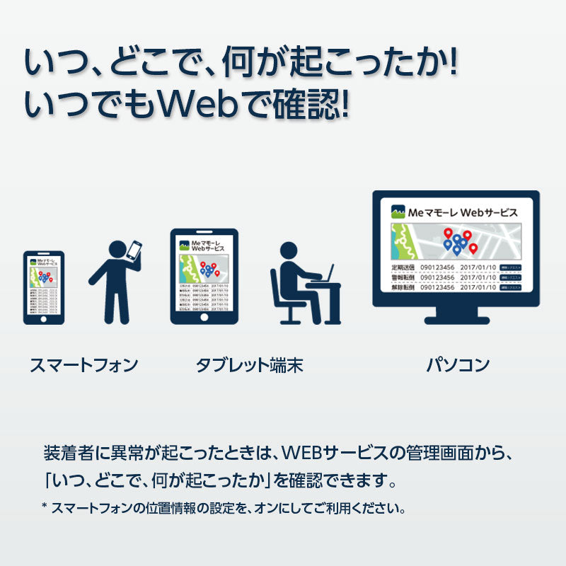 【レンタル済の方専用】転倒センサー  転倒検知送信機  BTTK2 ミ・マモーレ