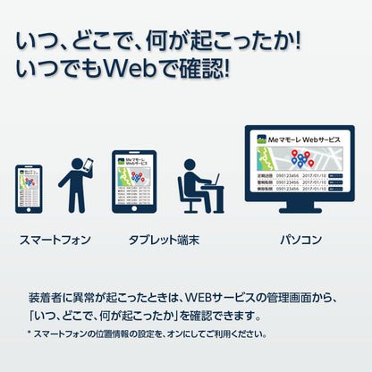 【レンタル済の方専用】転倒センサー  転倒検知送信機  BTTK2 ミ・マモーレ