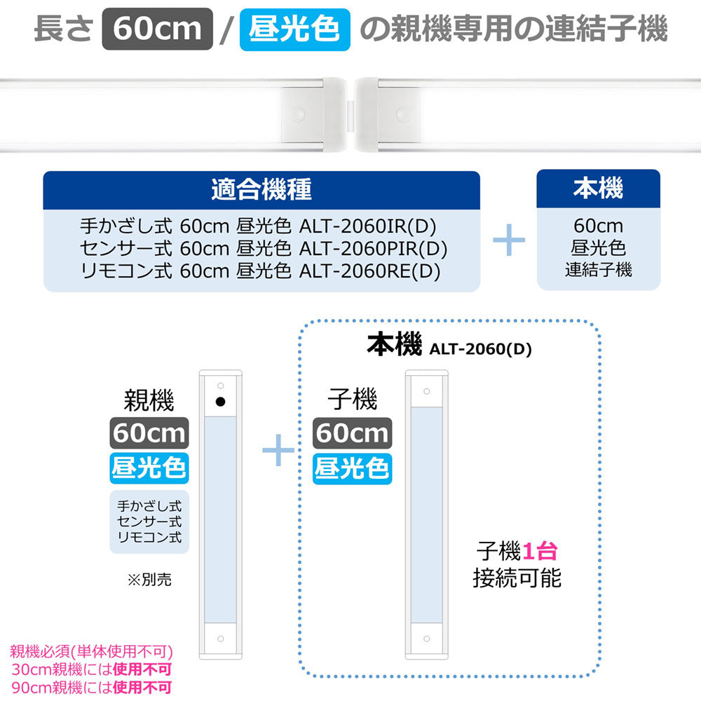 ALT-2060-D_LED多目的灯 連結子機 昼光色_ELPA（エルパ・朝日電器）