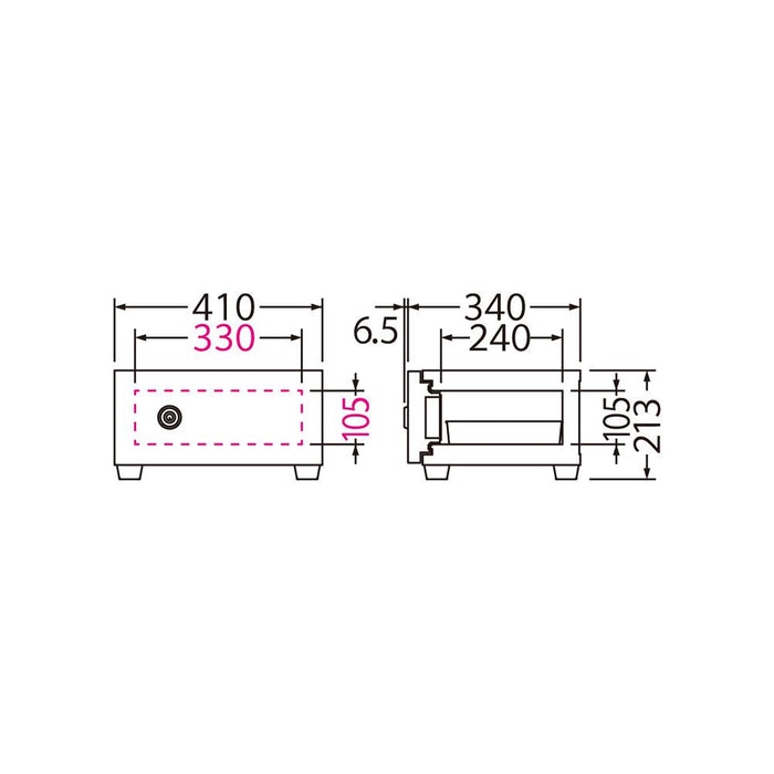 BES-2_STANDARD（スタンダード）家庭用耐火金庫 シリンダータイプ 8L 20kg_【送料・設置料見積要】【代引不可】【メーカー直送】_EIKO（エーコー）