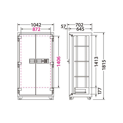 CS-53E EIKO エーコー 業務用耐火金庫 テンキータイプ　テンキー式E 2時間耐火 580kg 620L ロックフリー機能搭載