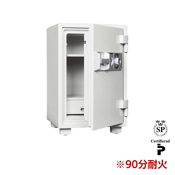 D70_業務用耐火金庫 ダイヤルタイプ 60L 125kg_【車上渡し・送料無料 (※リフト所有※一部地域対象外)】【代引不可】【メーカー直送ーエクサイト・セキュリティ