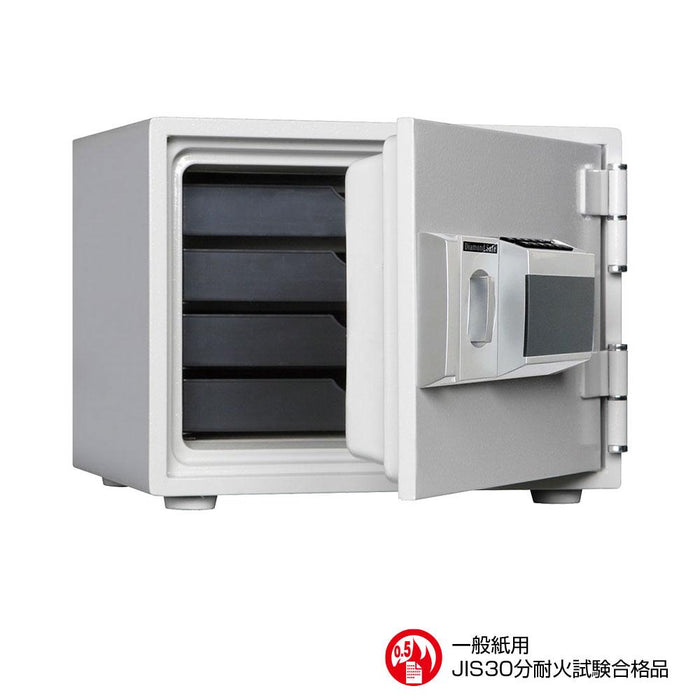 DH30-4_家庭用耐火金庫 プッシュ式キーレスタイプ 17L 29kg_【1F軒先渡し・送料無料(※一部地域対象外)】【代引不可】【メーカー直送】_ダイヤセーフ